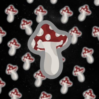 Mushroom sticker