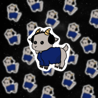 Goat in a Coat Sticker