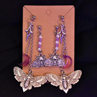 PRE-ORDER - Death Moth Earring Set